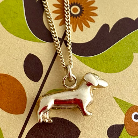 Solid Gold Dachshund Charm By Joy Everley