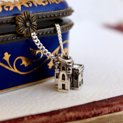 Silver Castle Pendant by Joy Everley