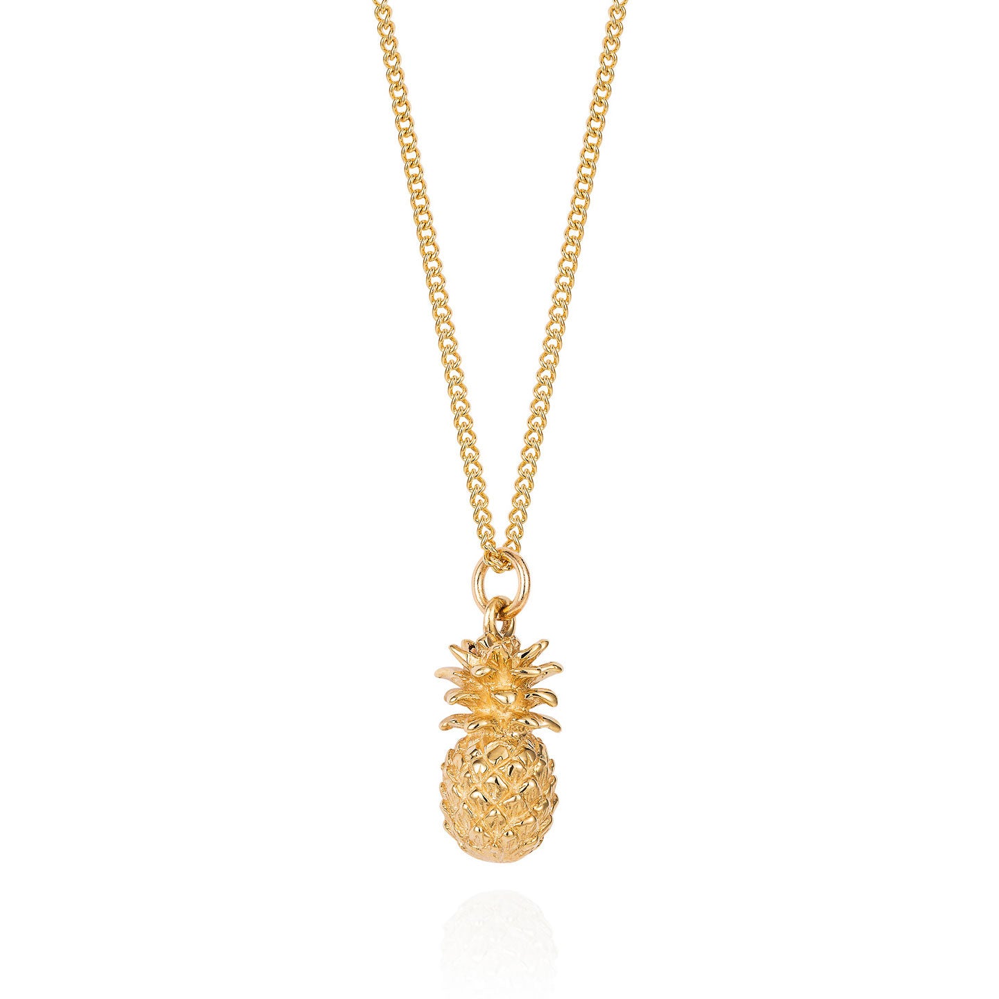 Real gold deals pineapple necklace