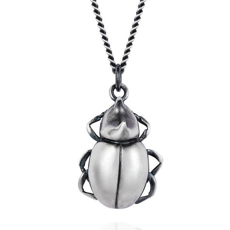 Rhino Beetle Necklace